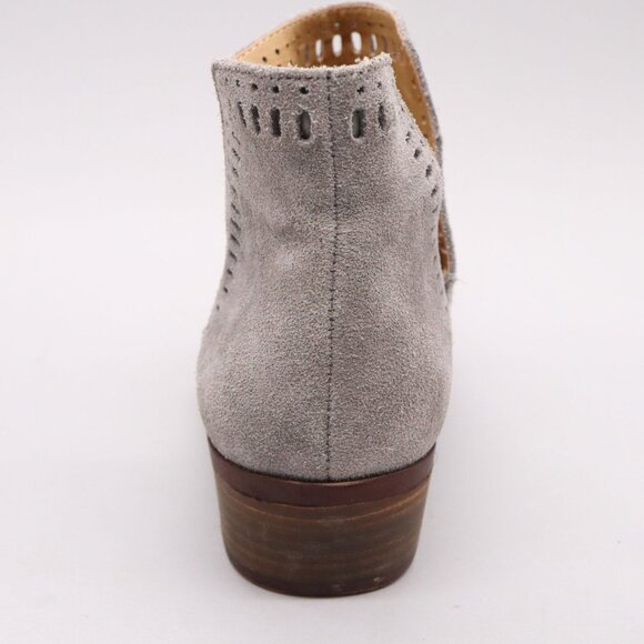 Lucky Brand Bustina Gray Slip On Ankle Boots Shoes Womens sz 9 Euro 39 Booties - Picture 5 of 16